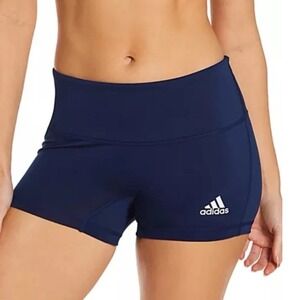 Adidas 4in Short Tight Navy Blue Volleyball Cheer Compression Women's M